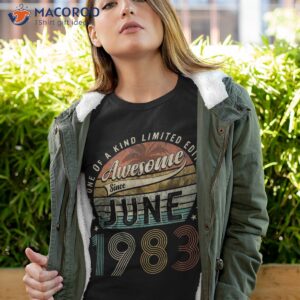 awesome since june 1983 40th birthday gifts for 40 year old shirt tshirt 4