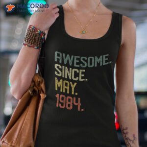 awesome since may 1984 vintage 35th birthday gift shirt tank top 4