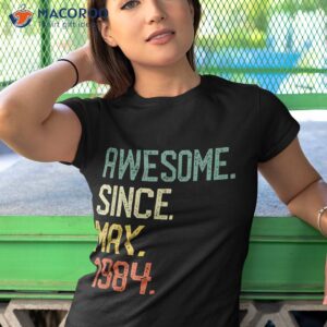 awesome since may 1984 vintage 35th birthday gift shirt tshirt 1