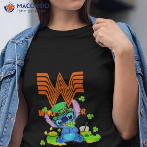 Baby Stitch And Whataburger St Patrick’s Day Shirt