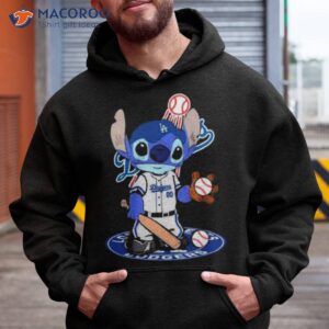 baby stitch los angeles dodgers baseball logo 2023 t shirt hoodie