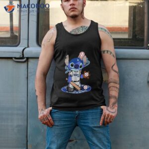 baby stitch los angeles dodgers baseball logo 2023 t shirt tank top 2