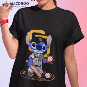 baby stitch san diego padres baseball logo 2023 t shirt tshirt 1