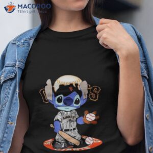 baby stitch san francisco giants baseball logo 2023 t shirt tshirt