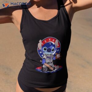 baby stitch texas rangers baseball logo 2023 t shirt tank top 2