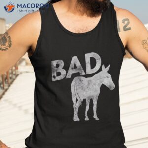 bad funny donkeys back rude party shirt tank top 3