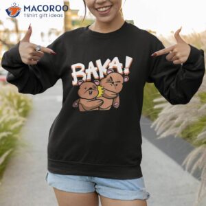 baka anime bear slap japanese shirt sweatshirt