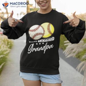 Ball Grandpa Baseball Softball Shirt 2 ball grandpa baseball softball shirt sweatshirt 1