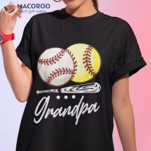 Ball Grandpa Baseball Softball Shirt