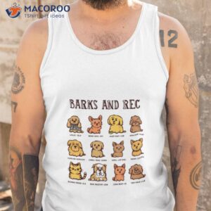 barks and rec dog shirt tank top