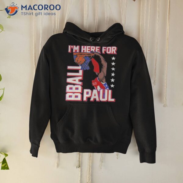 Barstool Sports Store I’m Here For Bball Paul Graphic Shirt