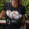 Baseball G-ma Heart Ball Funny Proud Grandma Mother’s Day Shirt