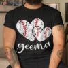 Baseball Geema Heart Ball Funny Proud Grandma Mother’s Day Shirt