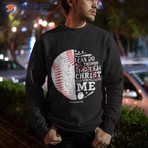 baseball gifts teen boys kids christian religious verse shirt sweatshirt