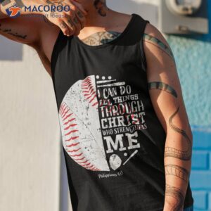 baseball gifts teen boys kids christian religious verse shirt tank top 1