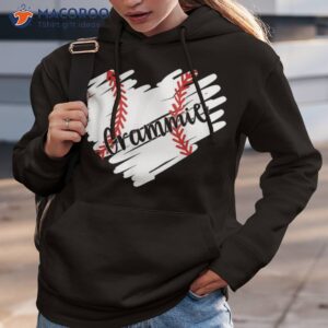 baseball grammie heart ball funny proud mothers day shirt hoodie 3