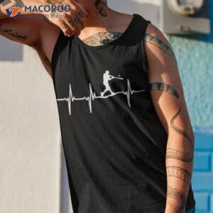 baseball heartbeat shirt for players and fans tank top 1