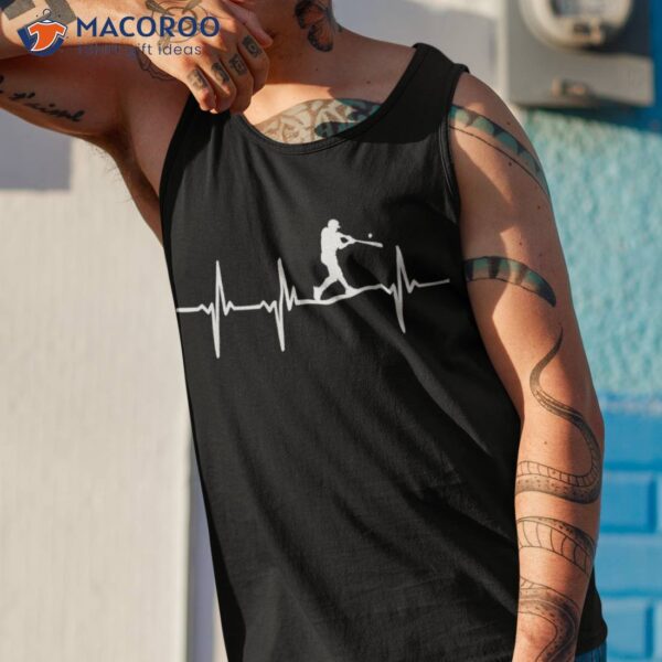 Baseball Heartbeat Shirt For Players And Fans