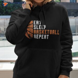 basketball coach eat sleep repeat shirt hoodie 2