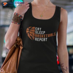 basketball coach eat sleep repeat shirt tank top 4