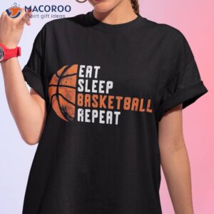 basketball coach eat sleep repeat shirt tshirt 1