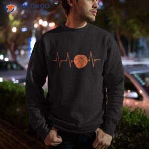 basketball heartbeat bball gift shirt sweatshirt