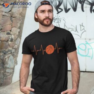 basketball heartbeat bball gift shirt tshirt 3