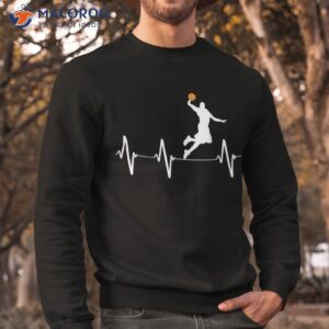 basketball heartbeat shirts for and boys shirt sweatshirt