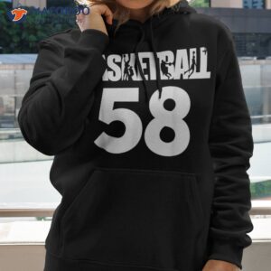 basketball number 58 my favorite players shirt hoodie