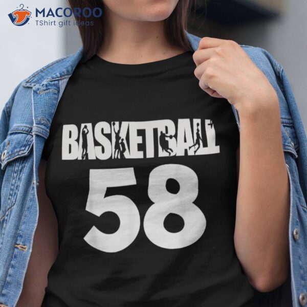 Basketball Number 58, My Favorite Players Shirt