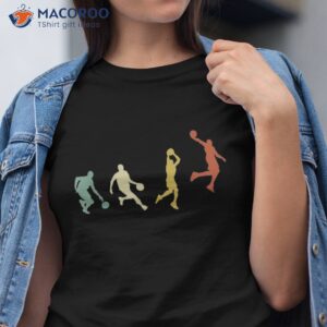 basketball player basketballer sports evolution shirt tshirt