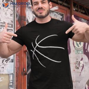 basketball silhouette bball player coach sports baller gift shirt tshirt 1