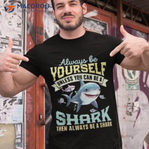 Be A Shark Funny Lovers Kids Summer Diving Shirt