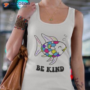 be kind rainbow fish teacher life teaching back to school shirt tank top 4