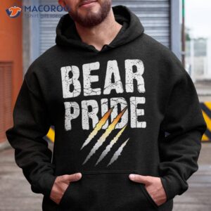 bear flag claw marks gay pride community shirt hoodie