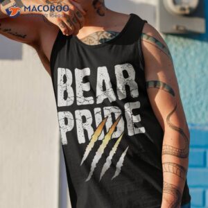 bear flag claw marks gay pride community shirt tank top 1