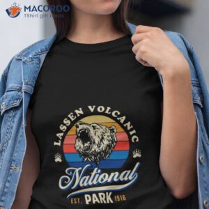 Bear Logo Lassen Volcanic National Park Shirt