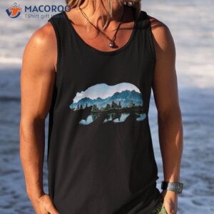 bear vintage national park wildlife mountains shirt tank top