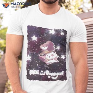 bee and puppycat space flowers poster mineral wash shirt tshirt