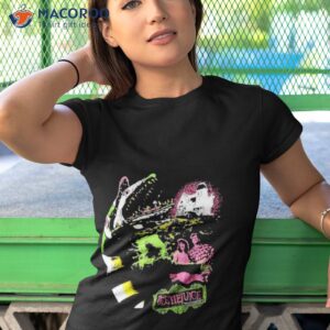 beetlejuice neon sandworm shirt tshirt 1