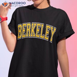 berkeley california ca varsity style amber text shirt tshirt 1