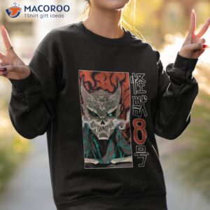 best art of kafka hibino kaiju no 8 black shirt sweatshirt 2