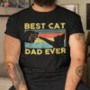 Best Cat Dad Ever Daddy Fist Bump Father’s Day Vintage Shirt