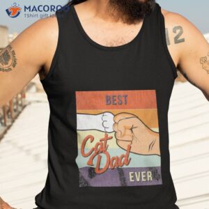 best cat dad ever vintage shirt 3 tank top 3