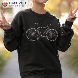 bicycle amazing anatomy cycling tshirt shirt sweatshirt 2