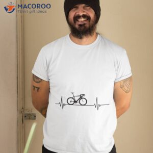 bicycle cycling heartbeat shirt tshirt 2