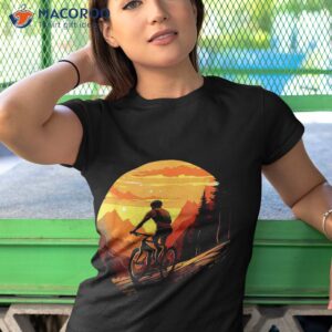 bicycle motif mountain bike motif shirt tshirt 1