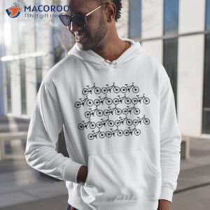 bicycle pattern shirt hoodie 1 1