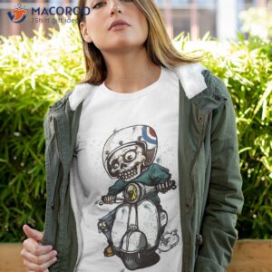 bicycle skull funny shirt tshirt 4