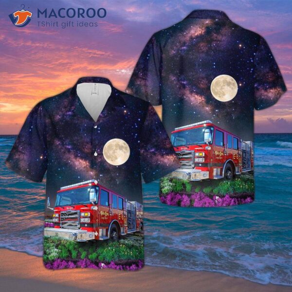 Biloxi, Mississippi Fire Departt Hawaiian Shirt